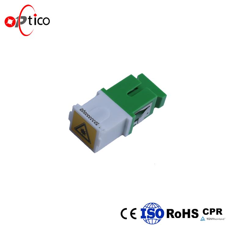SC Fiber Adapter With Shutter