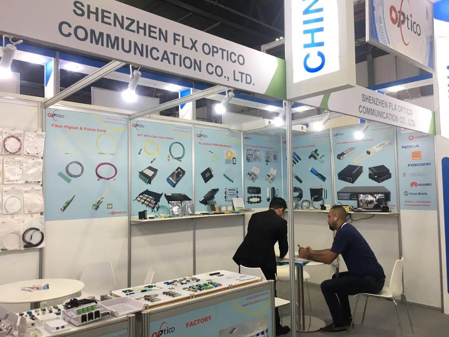 OPTICO הדגישה את מוצרי ה- FTTH שלה ביום הראשון של GITEX 2019 ב- 6 באוקטובר