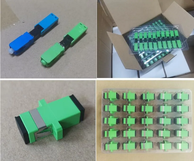 225,000 יחידות המחבר המהיר האופטי של הלקוח בברזיל, ומתאם הסיבים של 40,000 יחי...